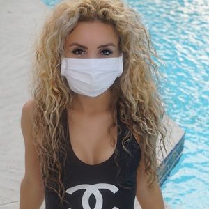 White Cloth Reusable Mask 😷